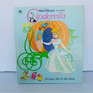 Vintage Walt Disney's CINDERELLA Book
